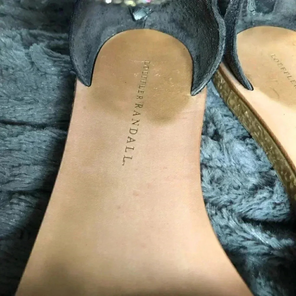 Loeffler Randall Odette Glittery Platform Flat: 10 - Picture 8 of 12